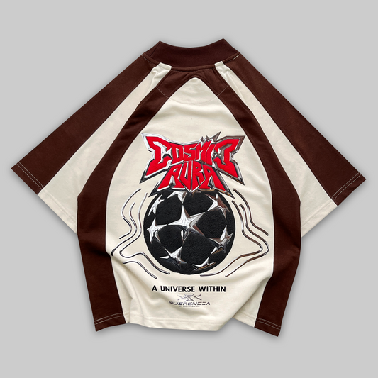 COSMIC AURA TEE BROWN